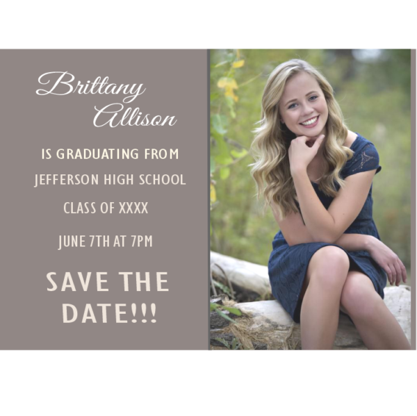 Add Your Grad Graduation Save the Date Magnet