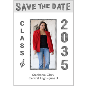 All Grown Up Graduation Photo Save The Date Magnet
