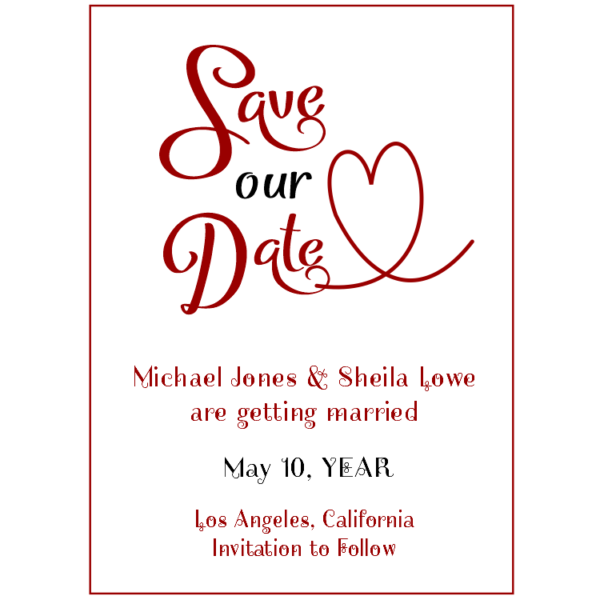 Colorful 60th Birthday Save The Date Magnets