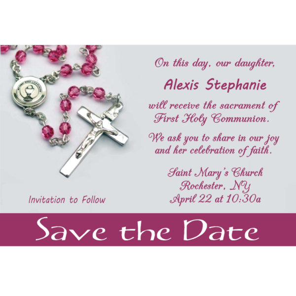 Celebration Of Faith Communion Save The Date Magnets