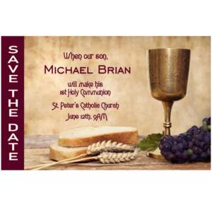 Golden Chalice Communion Save The Date