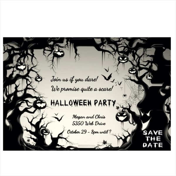 If You Dare Halloween Save the Date