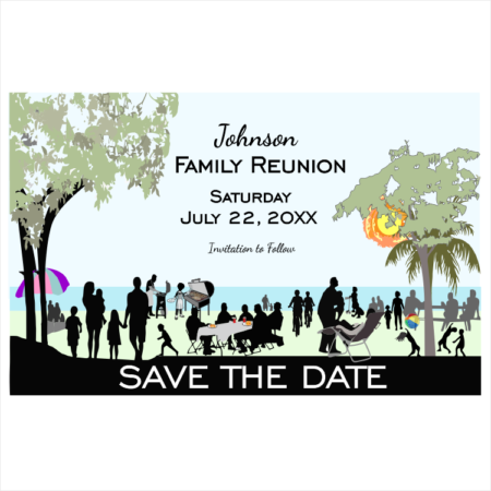 Its Our Family Reunion Save The Date Magnet