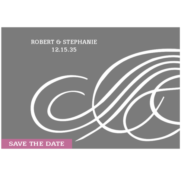 Modern Wedding Save The Date Magnets