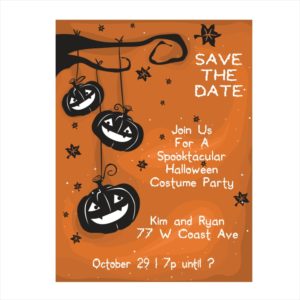 Spooktacular Halloween Save the Date Magnets
