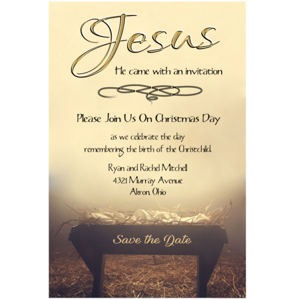 The Invitation Christmas Save the Date Magnet