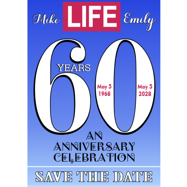 This Thing Called LIFE Anniversary Save the Date Magnet