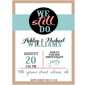 we still do anniversary save the date magnet